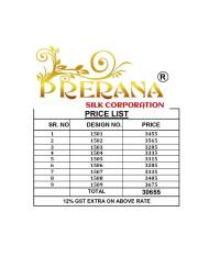 Prerana Silk  Prerna 1500 Series